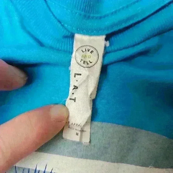 Womens Teal Blue Minnesota State Fair Tshirt Size Medium - Picture 4 of 4